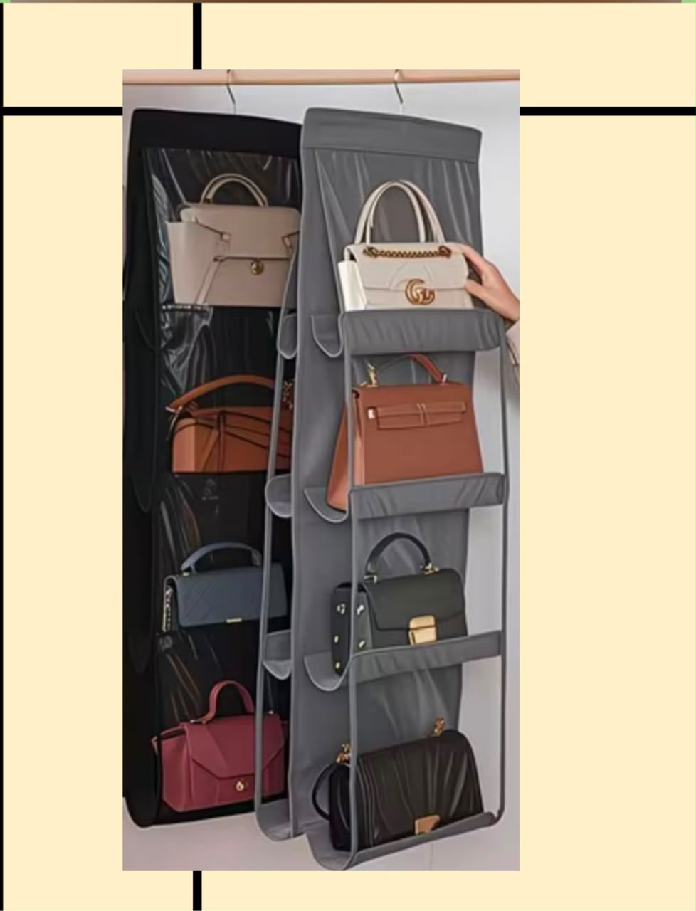 4 layer double sided Bag rack