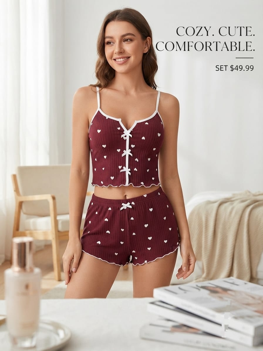 2 pcs ladies night wears