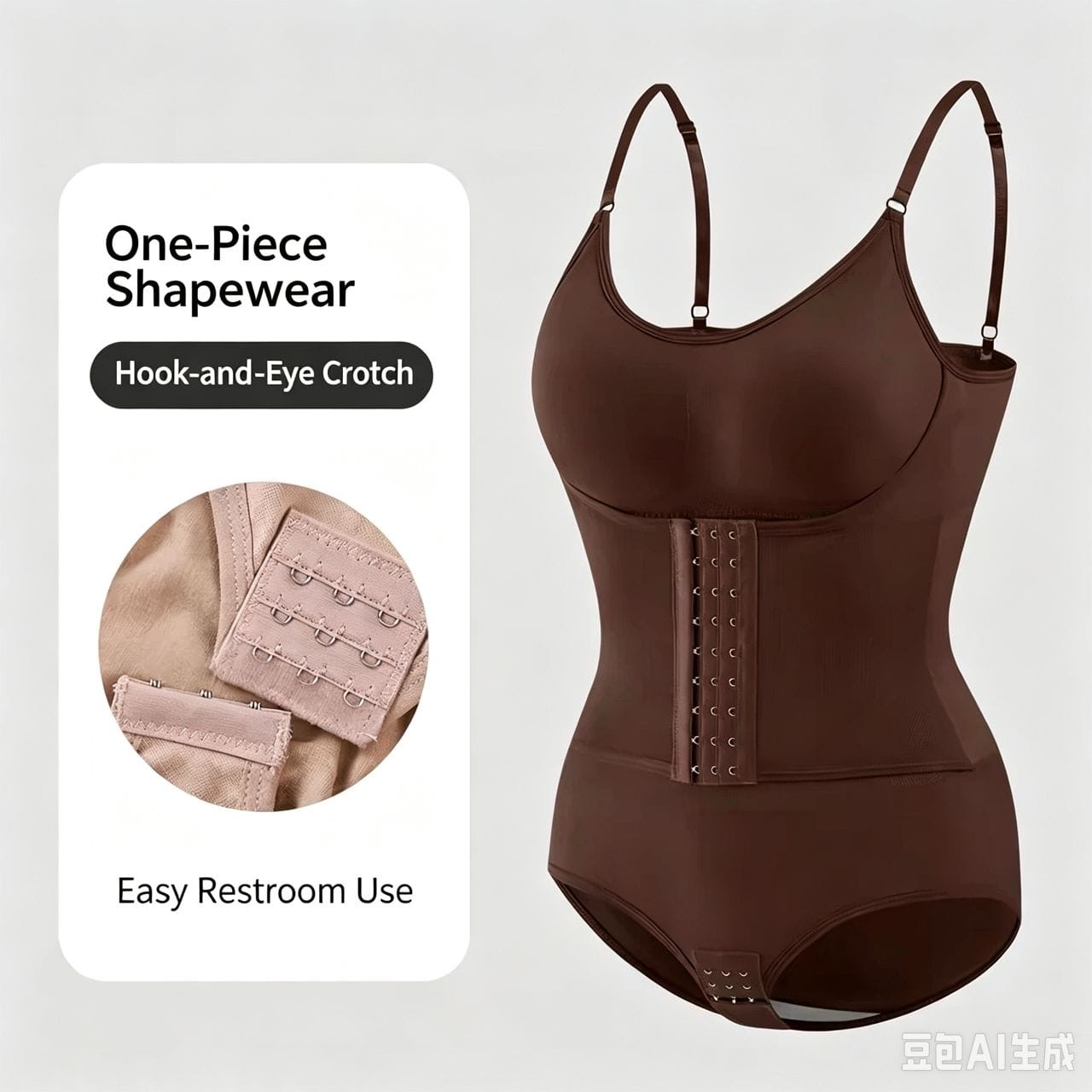 Everything in one Tummy Control Body Shaper Jumpsuit