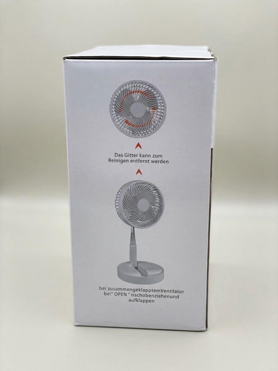 Telescopic Rechargeable and adjustable fan