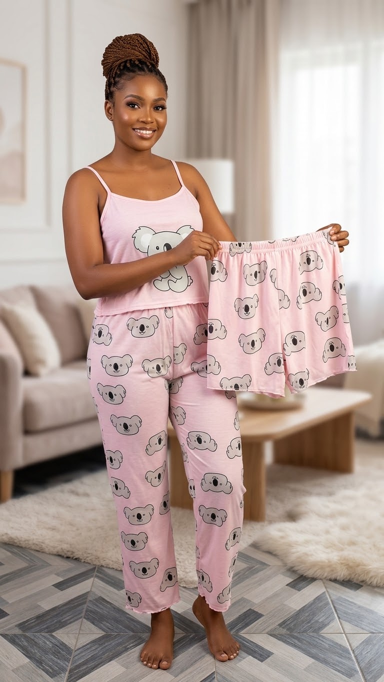 Snuggle Buddies' 3-Piece night wear Set