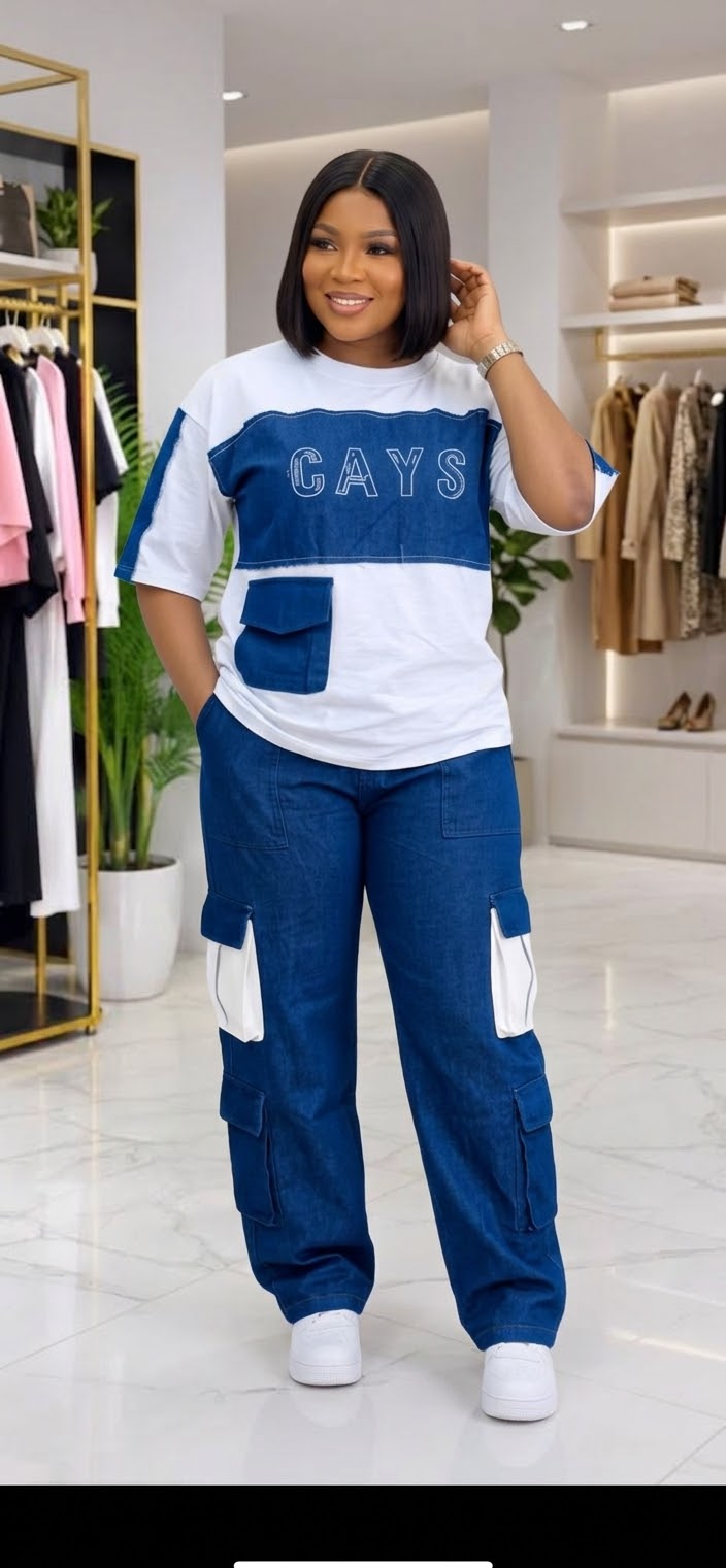 Ladies 2-piece cargo set