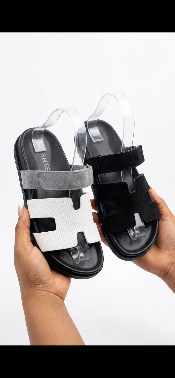 Hermes for ladies- Black, pink and white