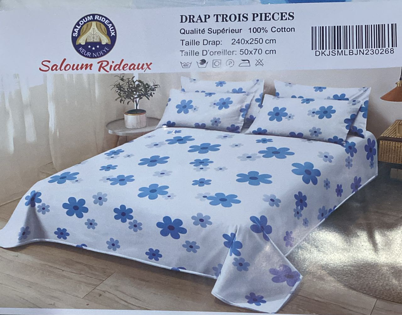 Double sized bedsheets 100% cotton