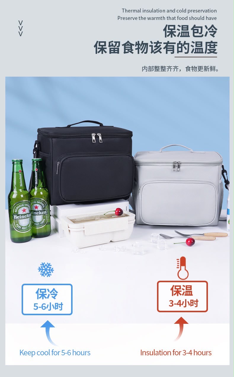 Premium Insulated Thermal Lunch Cooler Bag